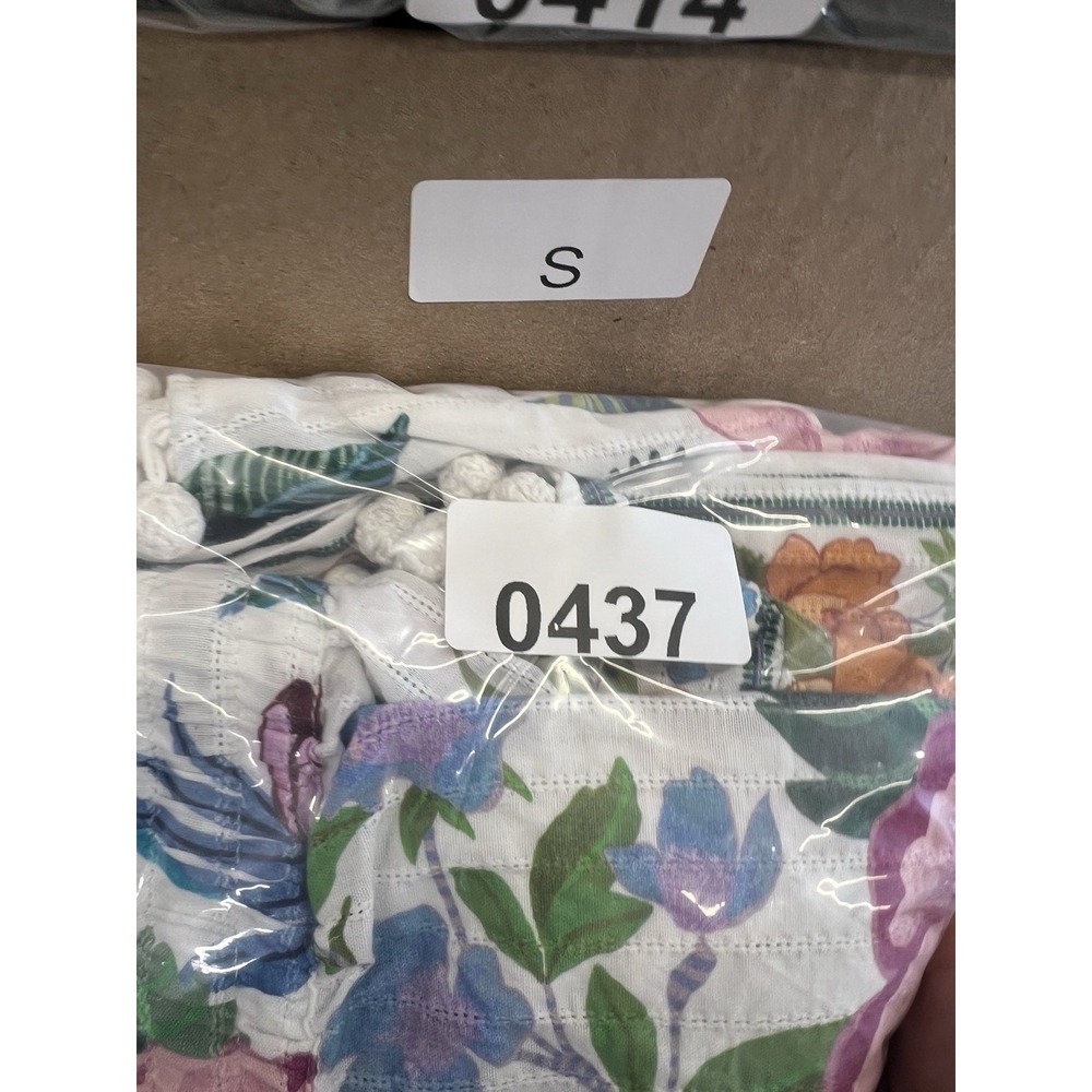 FARM Rio Sweet Bloom Two‎ Piece Set Blouse Shorts Size S/M Read - Picture 12 of 12